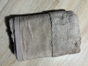 Bambu Rojda   100 % Baumwolle Handtuch   Taupe Bild 2