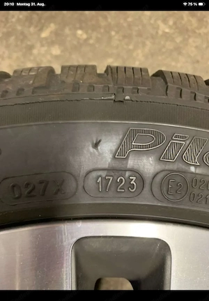 Michelin Alpin Winterreifen mit Alufelgen für Mercedes V Klasse 447  Bild 3