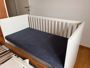 Kinderbett   Beistellbett inkl. Matratze Bild 2