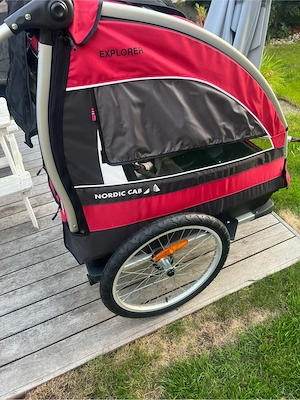Nordic Cab Explorer Fahrradanhänger   inkl. Jogger-Rad & Fahrradanschluss Bild 5