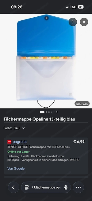 3 Stk Fächermappen Bild 5