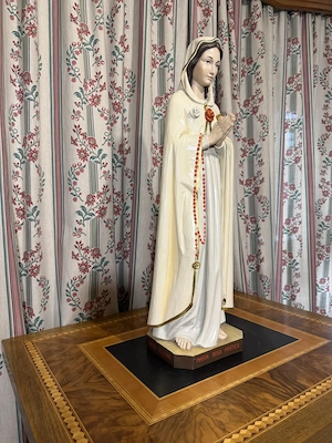Große Marienstatue  Maria Rosa Mystica  (ca. 82 cm)   Sakrale Kunst   Madonna Bild 3