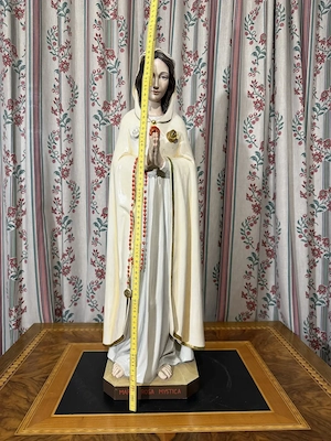 Große Marienstatue  Maria Rosa Mystica  (ca. 82 cm)   Sakrale Kunst   Madonna