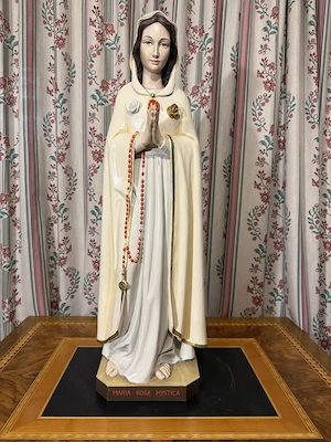 Große Marienstatue  Maria Rosa Mystica  (ca. 82 cm)   Sakrale Kunst   Madonna Bild 2