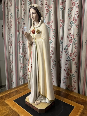 Große Marienstatue  Maria Rosa Mystica  (ca. 82 cm)   Sakrale Kunst   Madonna Bild 4