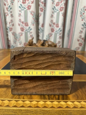 Große Holzschnitzerei Hl. Josef der Zimmermann (ca. 51 cm)   Massivholz geschnitzt Bild 5