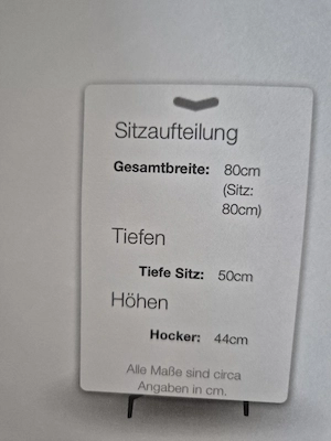 Hochwertige Couch  inkl. Hocker Bild 4