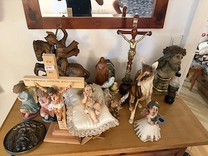 Große Sammlung Sakrale Kunst, Holzschnitzereien & Porzellan   Konvolut   Gesamtverkauf Bild 2