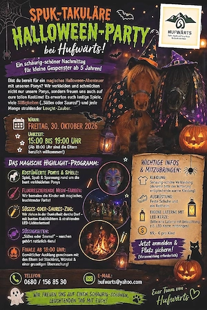   Schaurig schöne Halloween Party bei Hufwärts      Bild 1