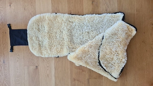 Schafwollfußsack für Kinderwagen Bild 4