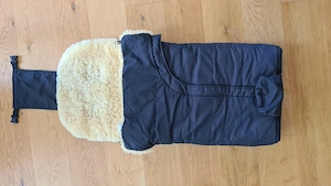 Schafwollfußsack für Kinderwagen Bild 2