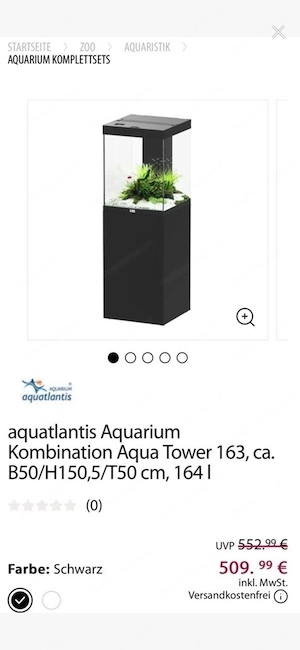 Aquarium mit Unterschrank Bild 3
