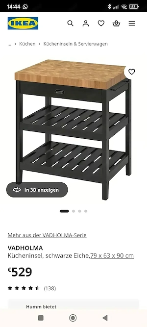 IKEA Vadholma Kücheninsel Bild 2