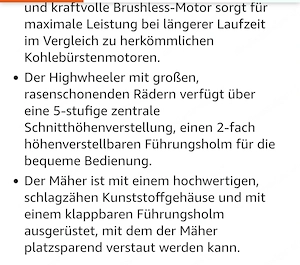 Einhell Akku Rasenmäher inklusive Ladegerät und 2 Akkus Bild 3