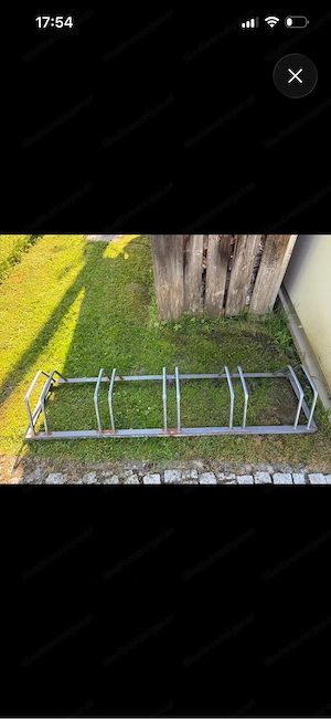 Fahrradständer verzinkt  5- fach Bild 3