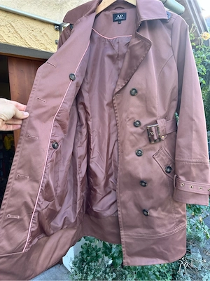Trenchcoat altrosa Bild 2