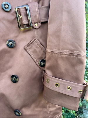 Trenchcoat altrosa Bild 5