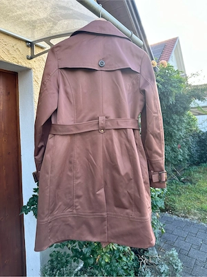 Trenchcoat altrosa Bild 4