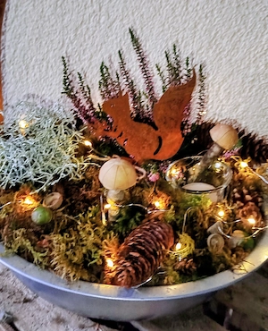 Deko Herbst mit Beleuchtung  Bild 2