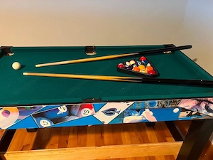 tischfussball billiard für Kinder Bild 2