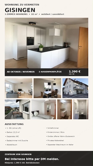 3-Zimmer-Wohnung in Feldkirch-Gisingen zu vermieten Bild 2