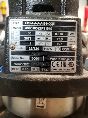 Grundfos-Pumpe (sehr saugstark!) Bild 2