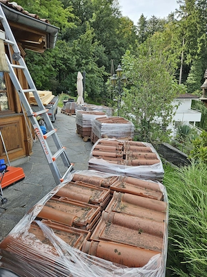  Dachziegel abzugeben - ca. 200 m - Pfleiderer - gegen Selbstabholung Bild 5