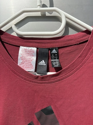 adidas T-Shirt Weinrot mit Logo | Gr. 164 | Sehr guter Zustand Bild 2