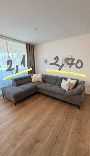 Schönes graues Sofa zu verkaufen Bild 3