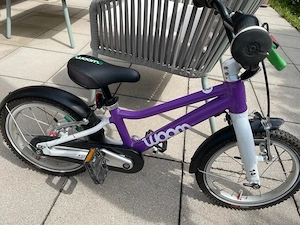 Woom 2 Kinderfahrrad 14 Zoll Lila Bild 3