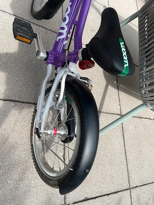 Woom 2 Kinderfahrrad 14 Zoll Lila Bild 4
