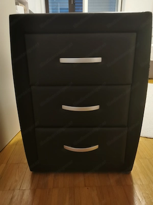 Nachtkommode Kunstleder Bild 3