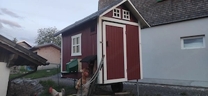 Teilisolierter Hühnerstall  Bild 2