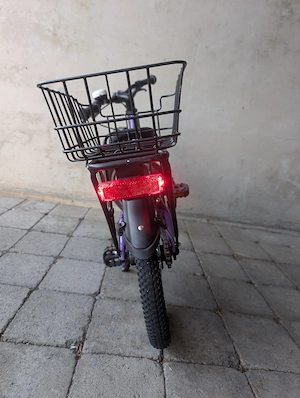 Naloo Chameleon 16 Zoll in Violett - leichtes Kinderfahrrad mit Vollausstattung Bild 6