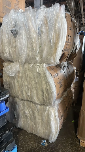 LDPE-Folienballen als Schrott
