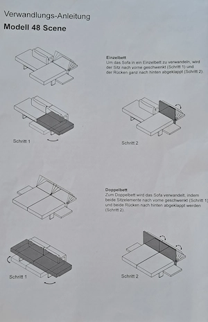 Designer-Sofa gebraucht Bild 7