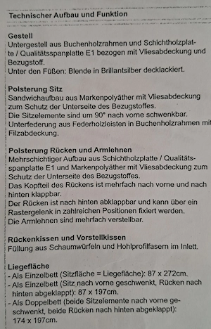 Designer-Sofa gebraucht Bild 10
