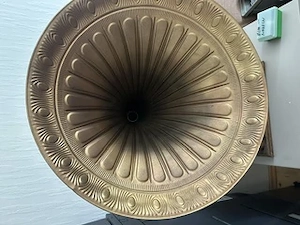 Altes Grammophon mit Schellakplatten zu verkaufen Bild 5