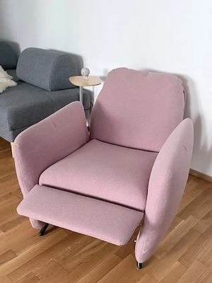 Neuwertiger Ikea Fernsehstuhl mit Liegefunktion und 2 Bezügen Bild 2