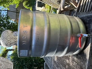 Mostfass-Edelstahl
