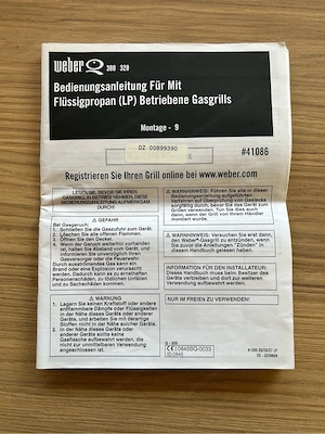 Weber Gasgrill Bild 5