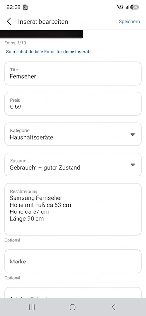 Samsung Fernseher Bild 4