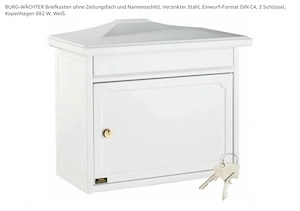 Postkasten weiß neu