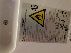 Mobiles Klimagerät wie Neu, 3 Monate alt mit RE  Bild 5