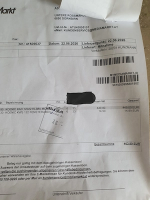 Mobiles Klimagerät wie Neu, 3 Monate alt mit RE  Bild 4