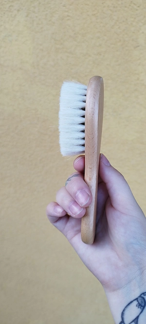 Haarbürste neugeborene und kinder Bild 2