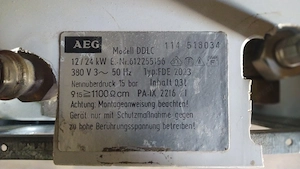 AEG Durchlauferhitzer 380V Bild 3