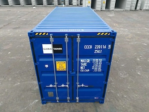 20 Fuß blau High Cube NEU Seecontainer Container Self Storage Bild 4