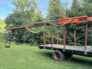 Rückewagen, Kranwagen, Hiab, Blockwagen, Holzwagen Bild 9