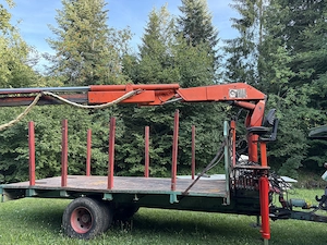Rückewagen, Kranwagen, Hiab, Blockwagen, Holzwagen Bild 10